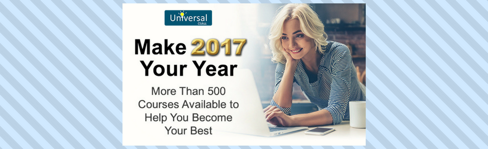 Make 2017 Your Year. More than 500 courses available to help you become your best.