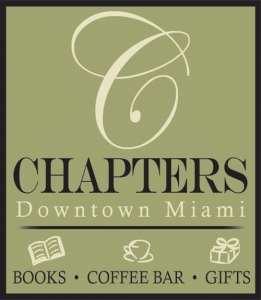 Logo: Chapters Downtown Miami Books - Coffee Bar - Gifts Click to be redirected to their Facebook Page