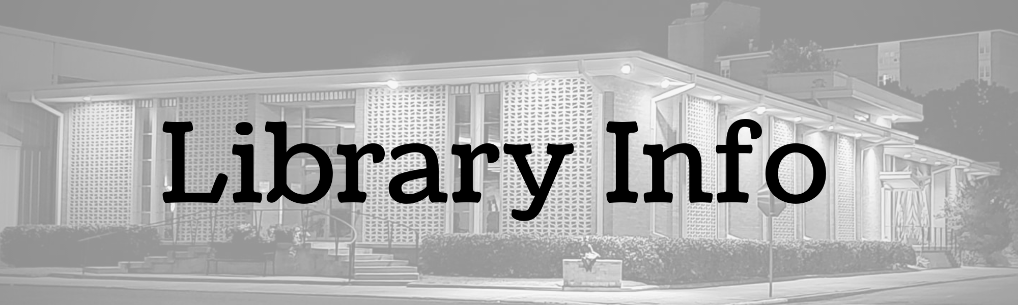 Library Info