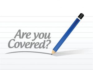 piece of paper with writing saying are you covered