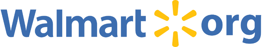 Walmart.org logo. Click to be redirected to their website