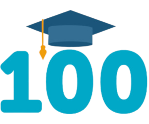 100 books before graduation logo